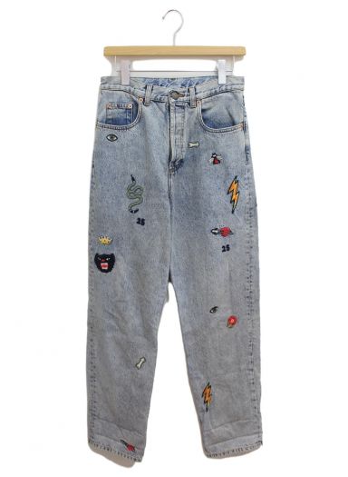 【中古・古着通販】GUCCI (グッチ) エンブロイダリーデニムパンツ