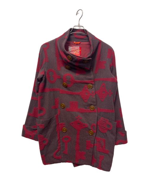 Vivienne Westwood RED LABEL（ヴィヴィアンウエストウッドレッドレーベル）Vivienne Westwood RED LABEL (ヴィヴィアンウェストウッド レッドレーベル) コート レッド サイズ:2の古着・服飾アイテム