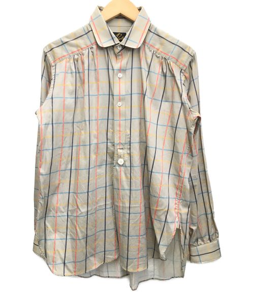 Needles（ニードルズ）Needles (ニードルズ) Round Collar EDW Shirt ベージュ サイズ:XSの古着・服飾アイテム