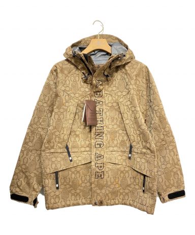 【中古・古着通販】BAPE x COACH (ベイプ×コーチ) SNOWBOARD JACKET ベージュ サイズ:S｜ブランド・古着通販  トレファク公式【TREFAC FASHION】スマホサイト