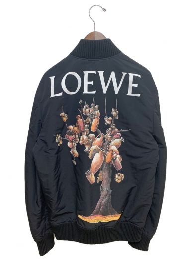 [中古]LOEWE(ロエベ)のメンズ アウター・ジャケット バックプリントボンバージャケット