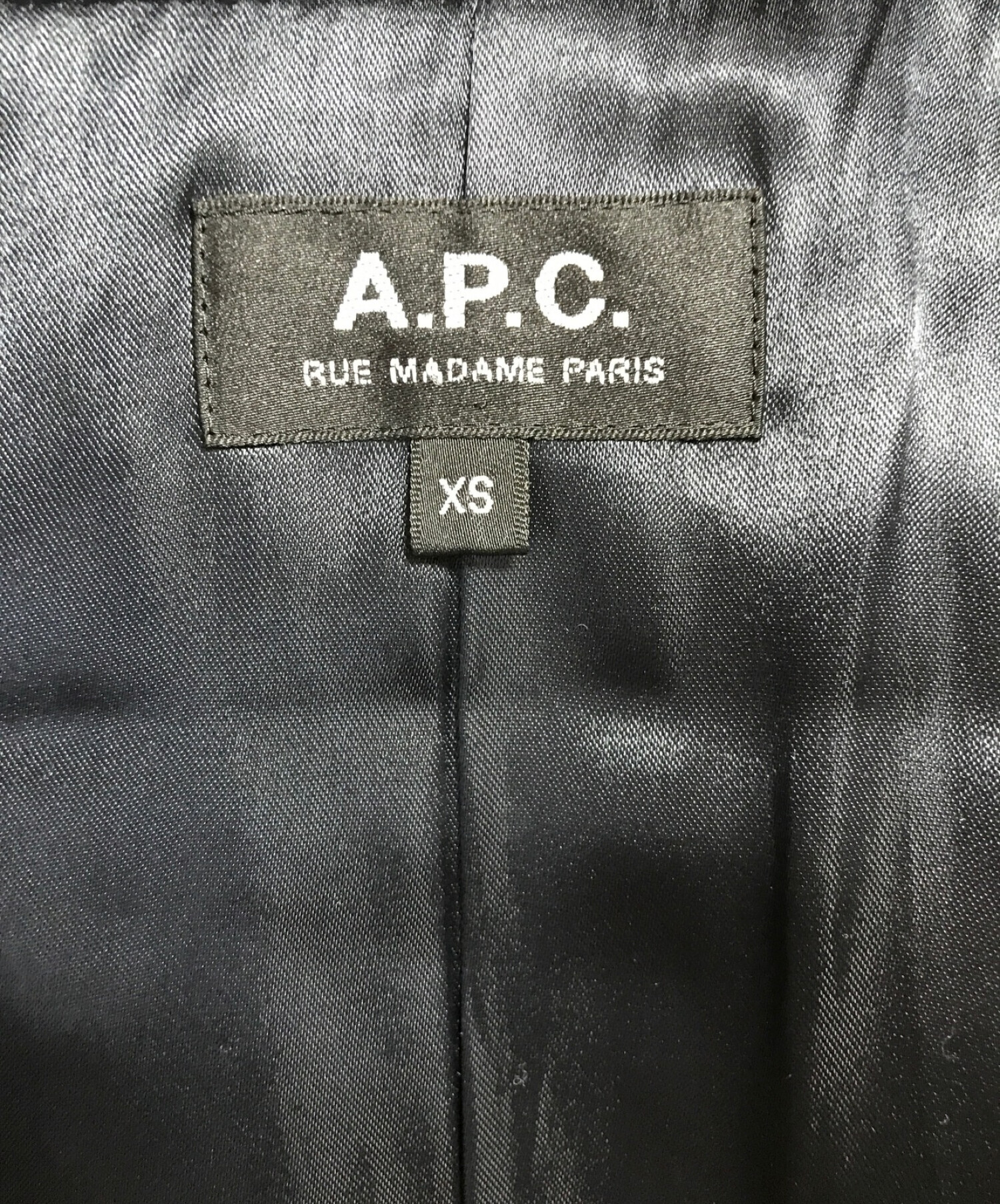 高評価の贈り物 A.P.C. アーペーセー テディ レザー スタジャン XS