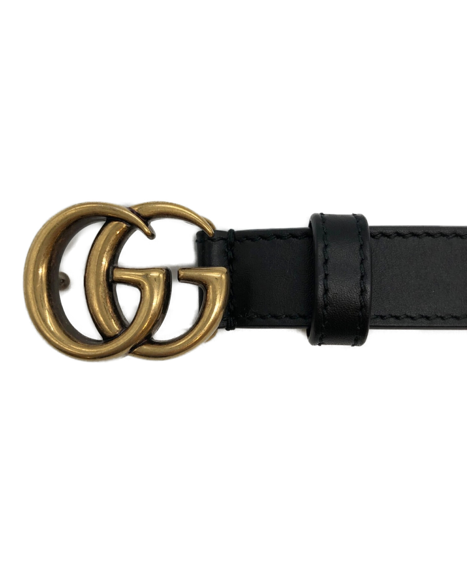 値下げ❣️】GUCCI レザーベルト 2CM サイズ65 tivicr.com