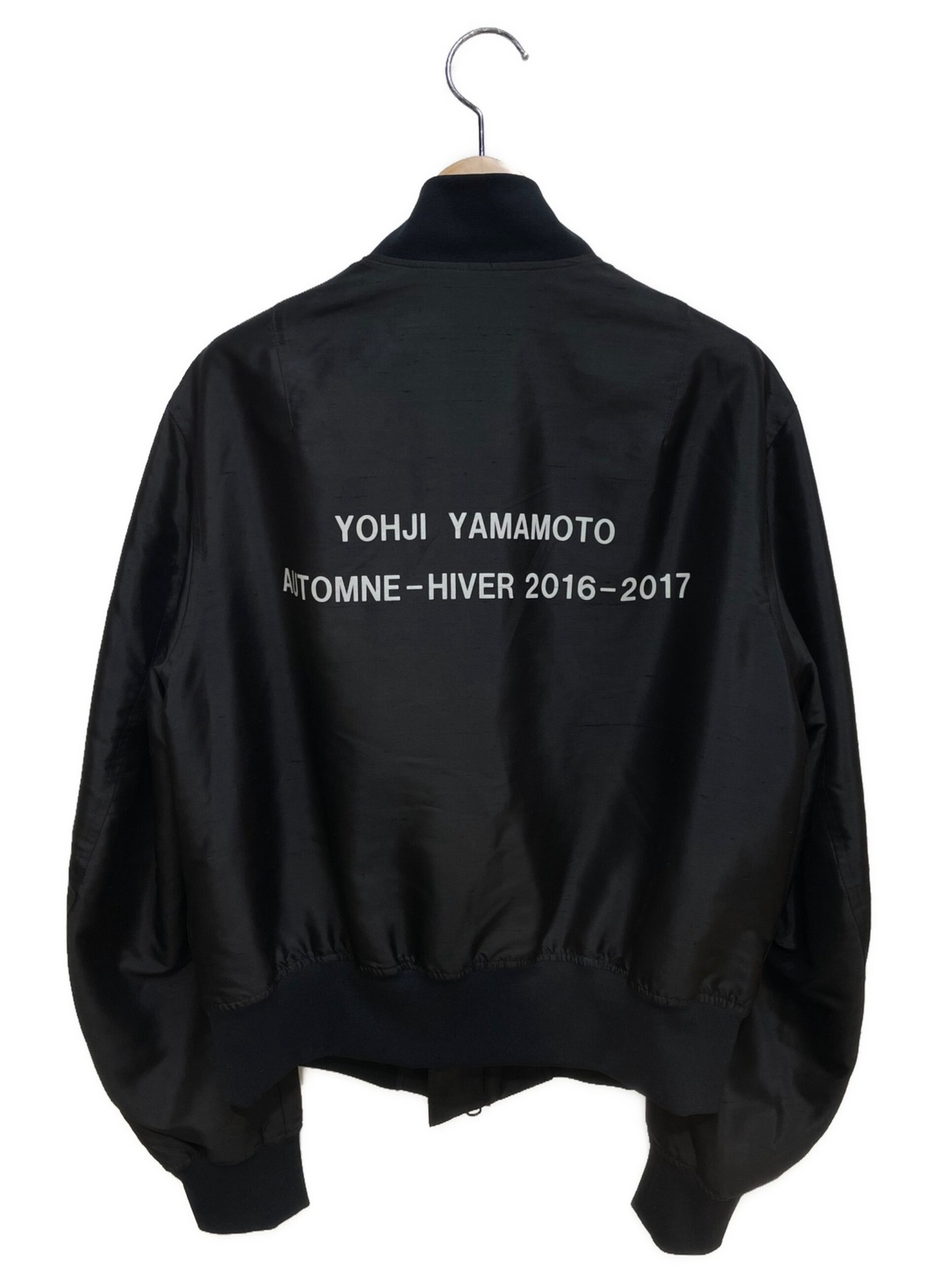 14時までの注文で即日配送 Yohji Yamamoto シルクスタッフブルゾン