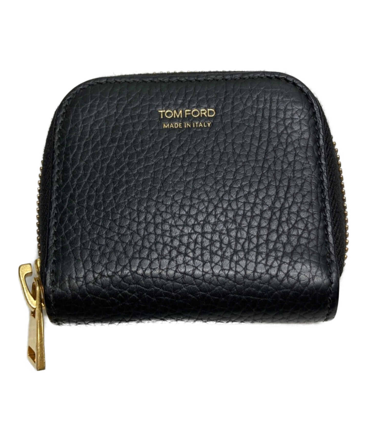 TOM FORD トムフォード コインケース 小銭入 財布 ジップ ゴールド 金-