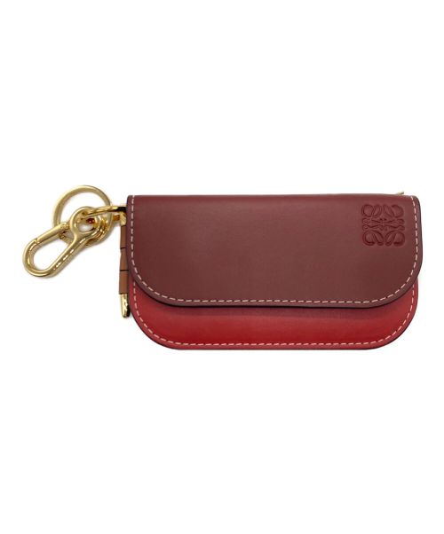 LOEWE（ロエベ）LOEWE (ロエベ) GATE MINI WALLET レッドの古着・服飾アイテム