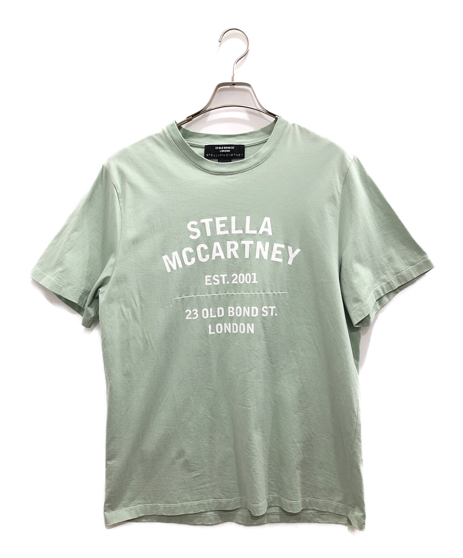 STELLA McCARTNEY (ステラマッカートニー) ロゴプリントTシャツ ライトグリーン サイズ:S