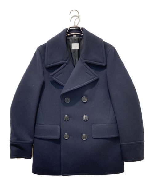 BURBERRY LONDON（バーバリーロンドン）BURBERRY LONDON (バーバリー ロンドン) WOOL BLEND PEACOAT ネイビー サイズ:48の古着・服飾アイテム