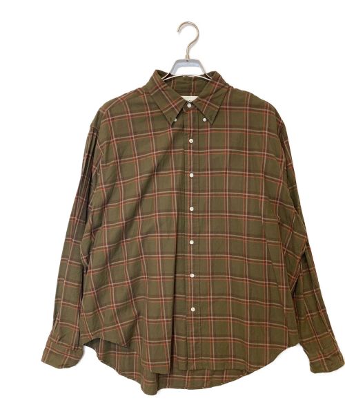 THE SHINZONE（ザ シンゾーン）THE SHINZONE (ザ シンゾーン) CHECK SHIRT ブラウン サイズ:FREEの古着・服飾アイテム