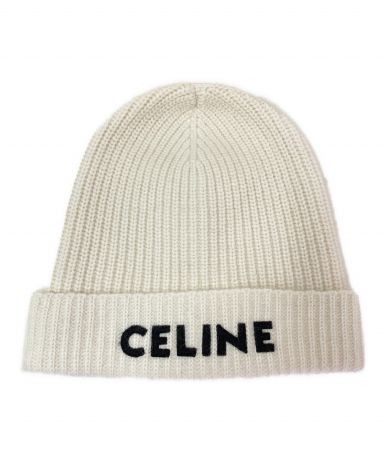 【中古・古着通販】CELINE (セリーヌ) エンブロイダリーニット帽