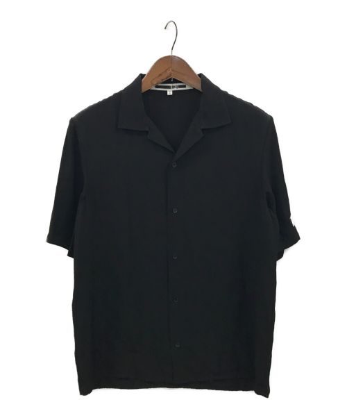 MCQ（マックキュー）MCQ (マックキュー) オープンカラーシャツ ブラック サイズ:48の古着・服飾アイテム
