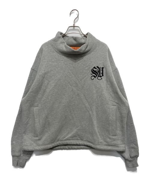 studio seven（スタジオ セブン）studio seven (スタジオ セブン) Stand Neck Sweat Shirt グレー サイズ:Ⅿの古着・服飾アイテム