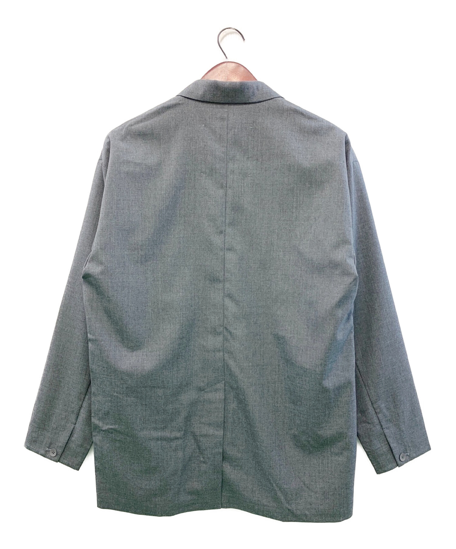 未使用】ATONエイトンWOOL LINEN OVERSIZED JACKET 限定 www