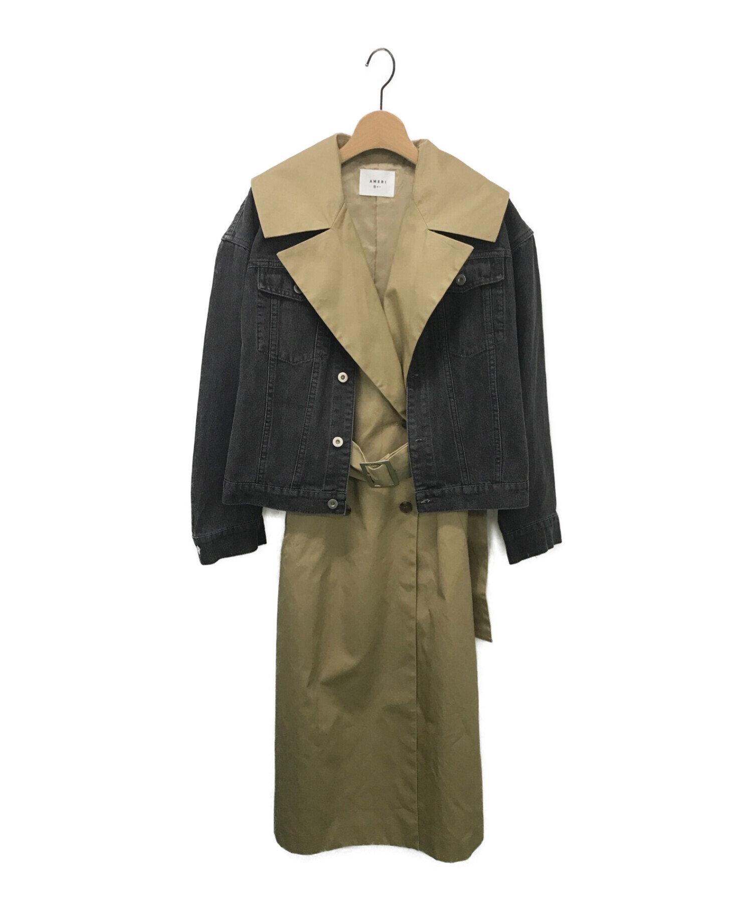 ameri 3WAY DENIM LAYERED TRENCH | www.jarussi.com.br