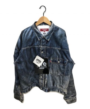 [中古]eYe COMME des GARCONS JUNYA WATANABE MAN(アイ コム デ ギャルソン ジュンヤ ワタナベ  マン)のメンズ アウター・ジャケット 22SS ×BerBerJin×Levi’s 綿麻ダンガリープリントジャケット