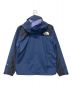 THE NORTH FACE (ザ ノース フェイス) マウンテンレインテックスジャケット ブルー×ブラック サイズ:M：10800円