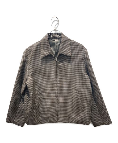 中古・古着通販】AURALEE (オーラリー) DOUBLE FACE CHECK ZIP BLOUSON