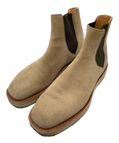 [中古]AURALEE(オーラリー)のメンズ シューズ SUEDE SQUARE BOOTS