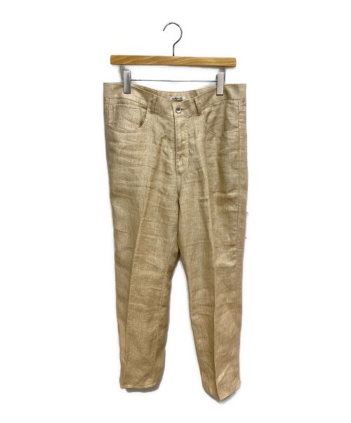 中古・古着通販】AURALEE (オーラリー) LINEN DOUBLE FACE 5P PANTS