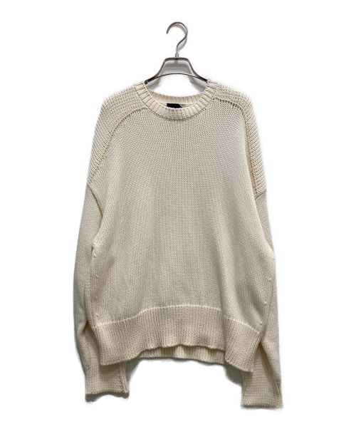 ATON（エイトン）ATON (エイトン) Bionyco crewneck sweater アイボリー サイズ:2の古着・服飾アイテム