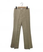 L'appartementアパルトモン）の古着「Linen Flare Pants」｜ベージュ