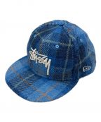 stussy×New Eraステューシー×ニューエラ）の古着「キャップ」｜ブルー