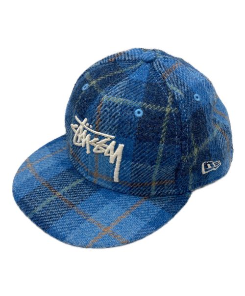 stussy（ステューシー）stussy (ステューシー) New Era (ニューエラ) キャップ ブルーの古着・服飾アイテム