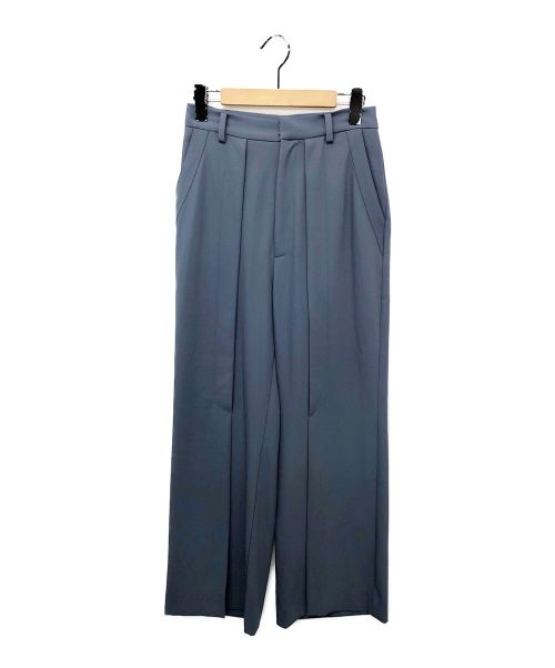 MURRAL (ミューラル) Tucked flare trousers ブルー サイズ:1