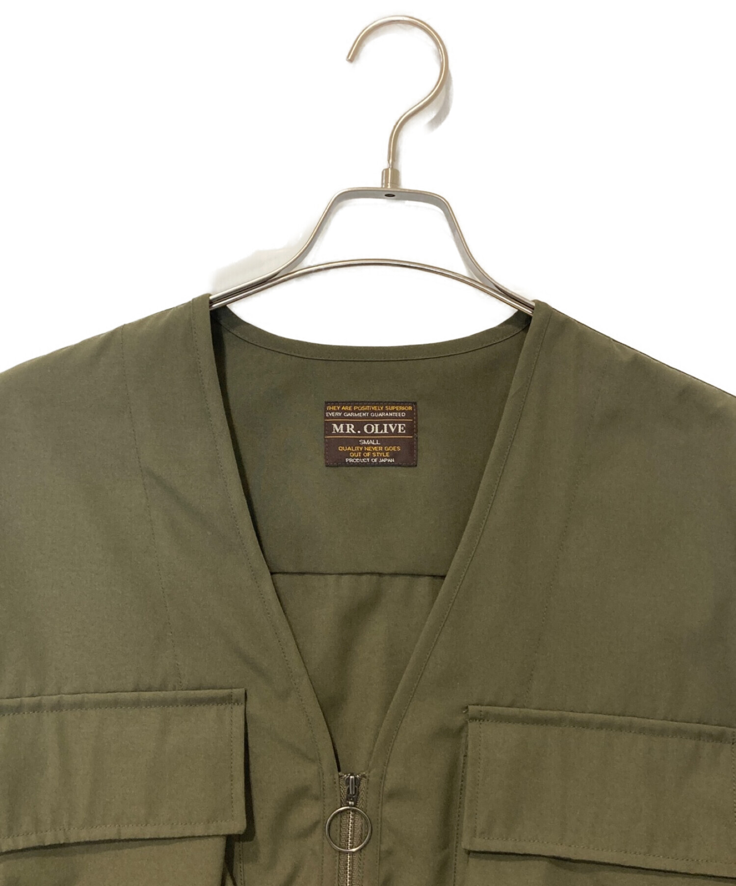 MR.OLIVE (ミスターオリーブ) HUNTING ZIP UP JACKET/ハンティングジップアップジャケット オリーブ サイズ:SMALL