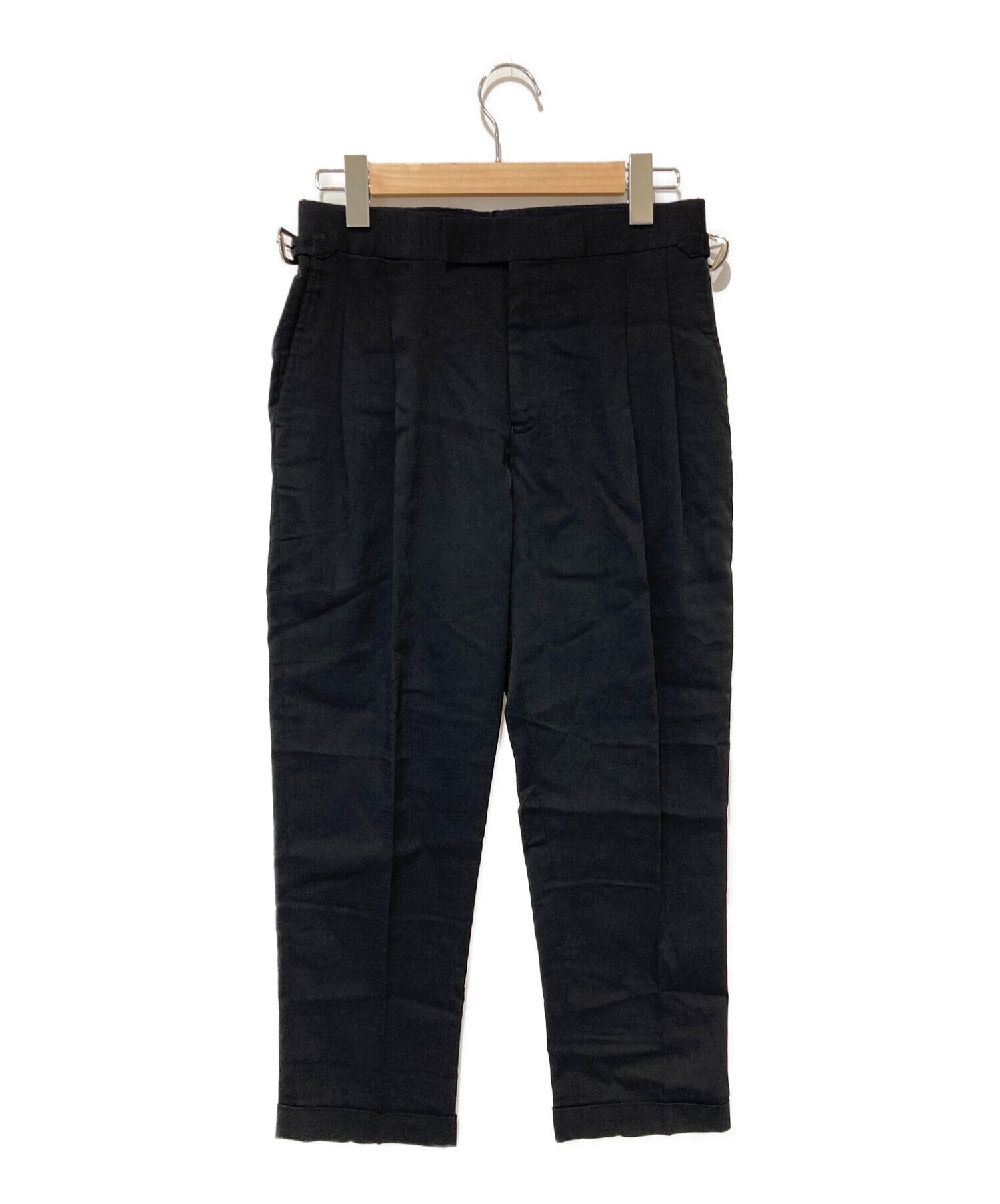 TOGA VIRILIS slab ox pants navy 【お年玉セール特価】 4800円引き