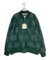 BlackEyePatch（ブラックアイパッチ）の古着「PATTERN EMBROIDERED FAKE SUEDE BLOUSON」｜グリーン