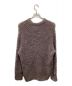 YOKE (ヨーク) BUSHY COTTON CREW NECK パープル サイズ:2：15800円