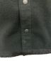 中古・古着 COMME des GARCONS HOMME (コムデギャルソン オム) エステルレーヨンフリース×綿ナイロンタッサー スナップシャツ ブラック サイズ:S：10800円