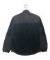 COMME des GARCONS HOMME (コムデギャルソン オム) エステルレーヨンフリース×綿ナイロンタッサー スナップシャツ ブラック サイズ:S：10800円