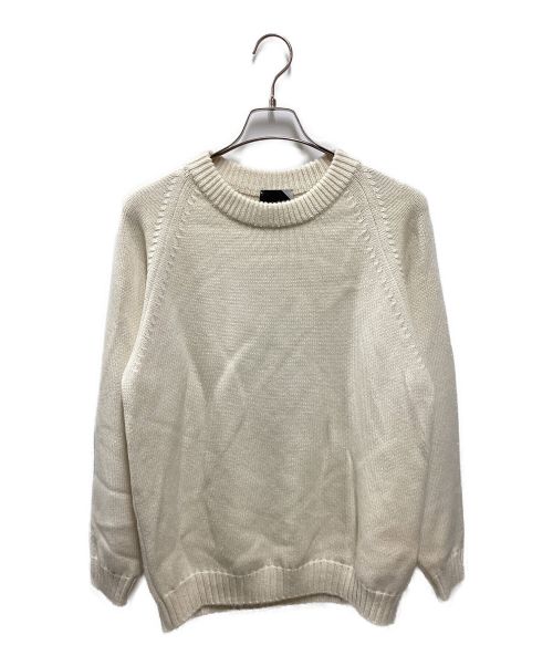 ATON（エイトン）ATON (エイトン) CASHMERE WASHI CREWNECK SWEATER アイボリー サイズ:2の古着・服飾アイテム