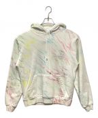 KITHキス）の古着「Marble Williams III Hoodie」｜アイボリー