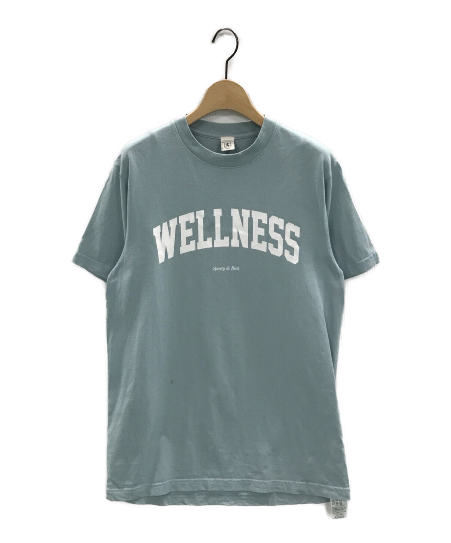 SPORTY&RICH (スポーティアンドリッチ) WELLNESS IVY T-SHIRT ブルー サイズ:S