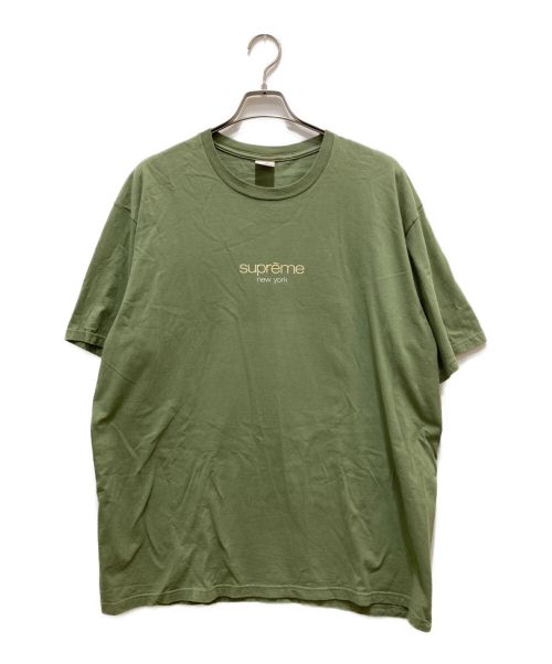 SUPREME（シュプリーム）Supreme (シュプリーム) Classic Logo Tee グリーン サイズ:XLの古着・服飾アイテム