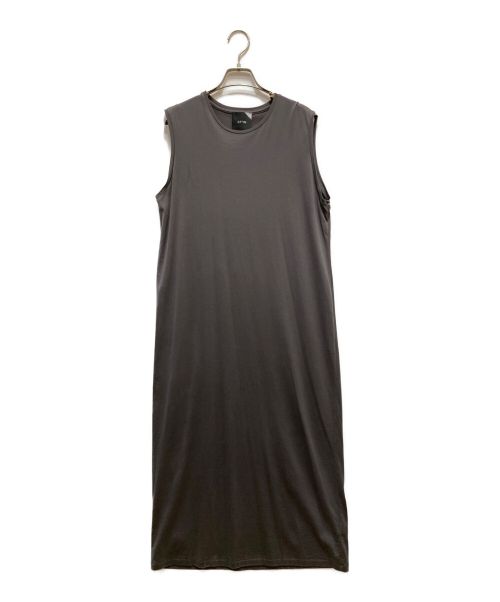 ATON（エイトン）ATON (エイトン) SUVIN 60/2 TANK-TOP DRESS グレー サイズ:2の古着・服飾アイテム