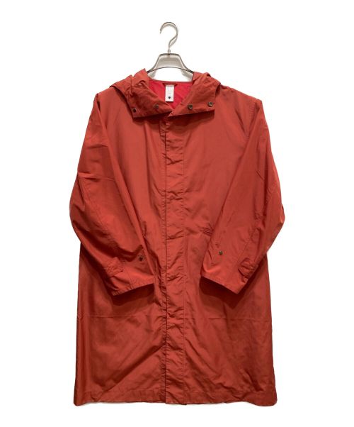 DESCENTE（デサント）DESCENTE (デサント) HOODED OVER COAT レッド サイズ:Mの古着・服飾アイテム