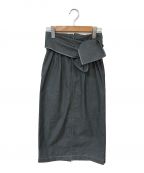Maglie par ef-deマーリエ パー エフデ）の古着「リボンタイトスカート」｜ブラック