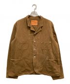 WAREHOUSEウエアハウス）の古着「TAILOR STYLE DENIM JACKET」｜ブラウン