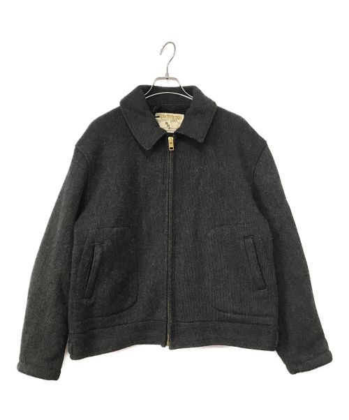 BROWN'S BEACH JACKET（ブラウンズビーチジャケット）BROWN'S BEACH JACKET (ブラウンズビーチジャケット) ジップアップジャケット ブラック サイズ:表記不明の古着・服飾アイテム