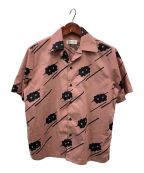 ERNEST W. BAKERアーネストダブルベイカー）の古着「Bowling Shirt」｜ピンク