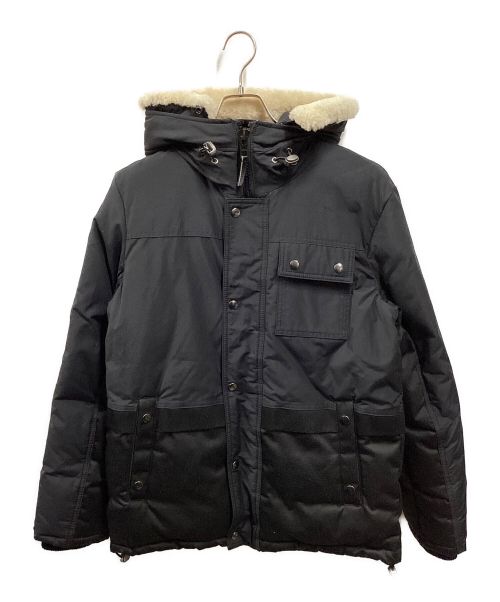 OSC CROSS（オーエスシー クロス）OSC CROSS (オーエスシー クロス) LASALLE W/SHEARING TRIM DOWN JACKET ブラック サイズ:Sの古着・服飾アイテム