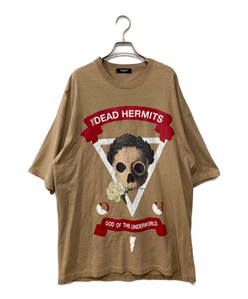 UNDERCOVER（アンダーカバー）UNDERCOVER (アンダーカバー) BIGTEE DEAD HERMITS ベージュ サイズ:2の古着・服飾アイテム