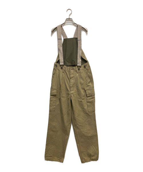 NIGEL CABOURN（ナイジェルケーボン）NIGEL CABOURN (ナイジェルケーボン) MAIN LINE GERMAN ARMY SUSPENDER PANT オリーブ サイズ:28の古着・服飾アイテム