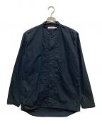 nonnativeノンネイティブ）の古着「CLIMBER L/S SHIRT JACKET/クライマー ロングショート シャツ ジャケット」｜ネイビー