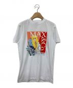 MAX&Co.マックスアンドコー）の古着「レディ オスカル ロゴ Tシャツ」｜ホワイト
