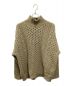 AURALEE（オーラリー）の古着「FRENCH MERINO ARAN KNIT TURTLE NECK BIG P/O」｜カーキ